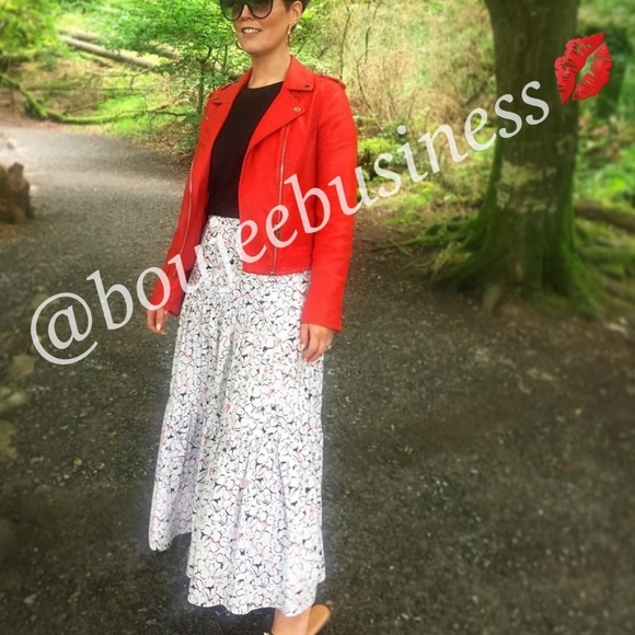 ZARA Floral Print Skirt - Picture 2 of 8